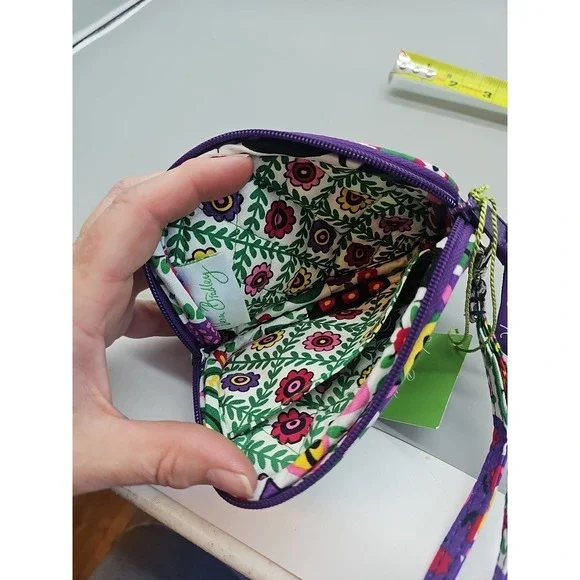 Vera Bradley Viva La Vera ID/ Coin Purse Floral New - Picture 5 of 5